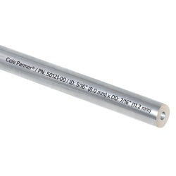 Cole-Parmer PVC Lab Tubing, 5/16" ID x 7/16" OD; 50 Ft, Quantity: Each