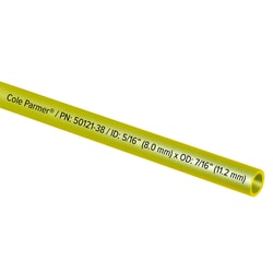 Cole-Parmer&nbsp;PVC Fuel and Lubricant Tubing, Yellow, 5/16