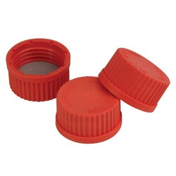 Chemglass Life Sciences High Temperature Cap, GL-45, Solid, PBTE, Quantity: