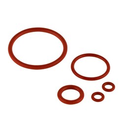 Chemglass Life Sciences 8.50 x 2.50 Orange Silicone O-Ring, Quantity: Pack