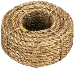 MSC Value Collection WS-MH-FIBR-023 600' Max Length Manila Rope 1/4" Diam,