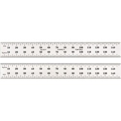 MSC STARRETT STEEL RULES MM, Quantity: Each of 1