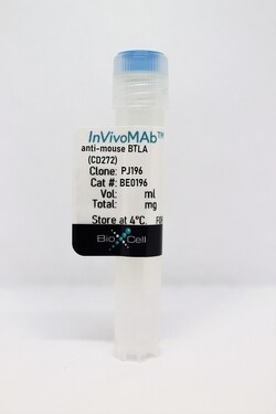 Bio X Cell InVivoMab anti-mouse BTLA (CD272), Clone: PJ196, Size: 5 MG,