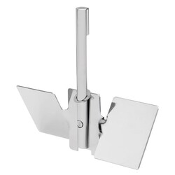 Chemglass Life Sciences SST Pitch Blade Impeller, 36L VSA, 8-3/4" W x 3"