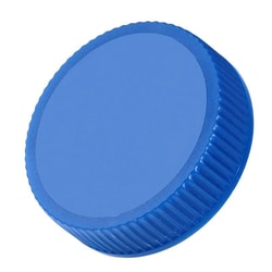 Chemglass Life Sciences Cap, 70mm, Blue, Polypropylene, Non-Sterile, Quantity: