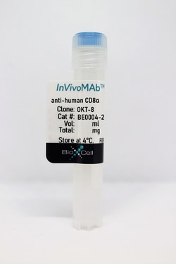 Bio X Cell InVivoMAb, OKT-8, Human CD8, IgG2a, 1 MG, Quantity: Each of