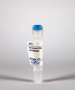 Bio X Cell Antibody, anti-mouse CD3, Clone KT3, Unconjugated, 1 MG, Quantity: