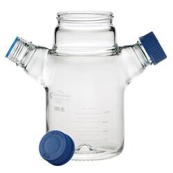Chemglass Life Sciences Spinner Flask, 250mL, Dimpled Bottom, Replacement