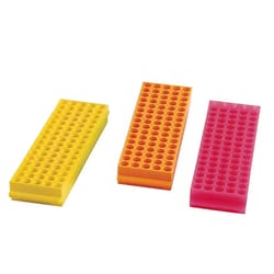Chemglass Life Sciences Rack, Reversible, Red, Polypropylene, Micro Tube | Buy Online | Chemglass Life Sciences | Fisher Scientific