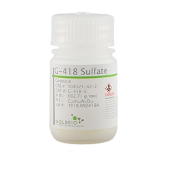 Gold Biotechnology Inc G-418 Sulfate 5 g, Quantity: Each of 1