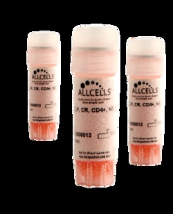 AllCells LLC Peripheral Blood, Cryopreserved, CD4+ Helper T Cells, Negatively Selected, 25M