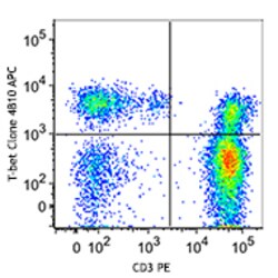 Biolegend APC anti-T-bet [4B10]; Isotype: Mouse IgG1, ; Reactivity: Human,