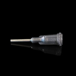 Instech Luer stub, 16ga (black) x 0.5in (12mm), non-sterile, pack of 1000,