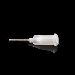 Instech Luer stub, 27ga (gray) x 0.5in (12mm), non-sterile, pack of 1000,