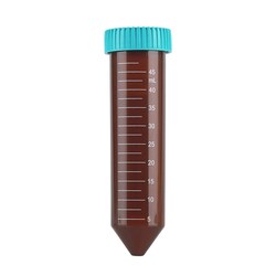 Chemglass Life Sciences 50mL Amber Centrifuge Tube, PS Rack, Sterile, 25/Pack | Buy Online | Chemglass Life Sciences | Fisher Scientific