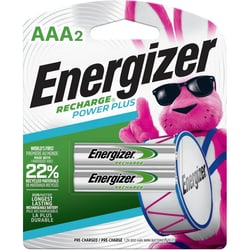 MSC Energizer. NH12BP-2 2 Qty 1 Pack Size AAA, NiMH, 2 Pack, Standard Battery
