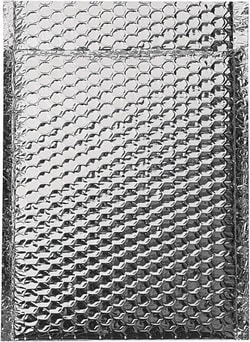 MSC Cool Shield Thermal Bubble Mailers, Aluminum Exterior, 10 in. x 10-1/2