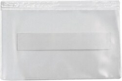 MSC Superscan LH207 Pack of 50 Clear Press-On Vinyl Envelopes 2" High x