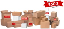 MSC Box Partners Tall Corrugated Box, 6x6x72in, ECT-32, 65lb, 15/Bundle,