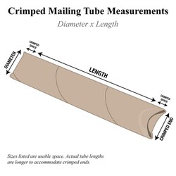 MSC Mailing Tube, Crimped, 1-1/2 in x 15 in, 1 ea | Buy Online | MSC | Fisher Scientific
