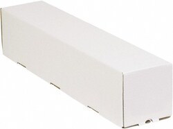 MSC MSC Mailing Tube, 5x5x12in, Square, White, 1 ea, Quantity: Each of