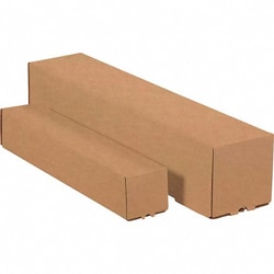 MSC MSC Mailing Tube, Square, 5x5x37in, 1-Wall, Kraft, 1 ea, Quantity: