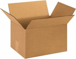 MSC Made in USA 1398 9" Wide x 13" Long x 8" High Rectangle Corrugated