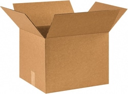 MSC MSC Kraft Corrugated Box, Multi-Depth, 16x16x16 in, 1 ea, Quantity: