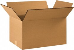 MSC MSC Double Wall Shipping Box, 22x14x12 in., 100 lb, 15/Bundle, Quantity: