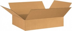 MSC FLAT CORRUGATED BOX, Quantity: Each of 1