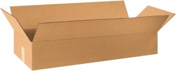 MSC FLAT CORRUGATED BOX, Quantity: Each of 1