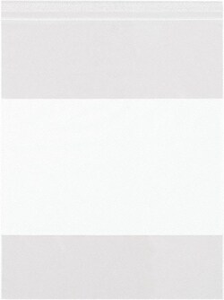 MSC Value Collection White Block Bag, 12 in, 2 mil, 1000/Pack, Quantity: