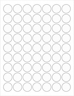 MSC Tape Logic Laser Labels, Clear, 1 x 1 in, 6300/Pk., Quantity: Pack