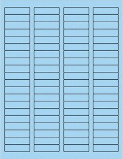 MSC PASTEL RECT LASER LABEL, Quantity: Pack of 8000