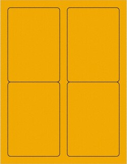 MSC RECTANGLE LASER LABEL, Quantity: Pack of 400