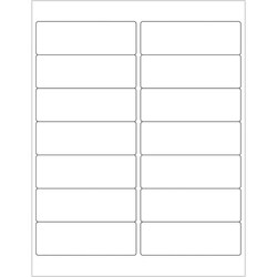 MSC Tape Logic Laser Labels, 4 x 1 1/3 in, 1400/Case, Quantity: Pack of