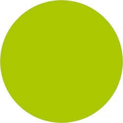 MSC Tape Logic Inventory Label, Fluorescent Green Paper, 1x1 in, 500/Roll,