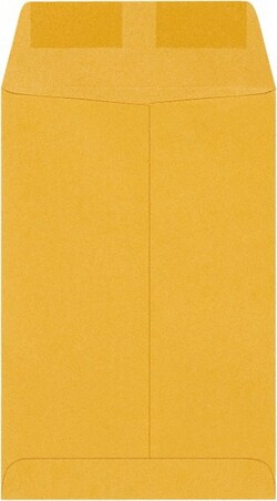 MSC Kraft Envelope, Gummed Flap, 6 x 9 in, 2500/Pk, Quantity: Pack of 2500