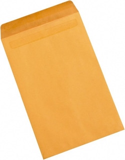 MSC MSC Kraft Self-Seal Envelope, 7-1/2 x 10-1/2 in., 1000 Pack, Quantity: