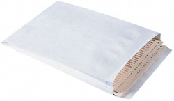MSC Dupont Tyvek Expansion Envelope, 12 x 16 in, White, 100/Pack, Quantity: