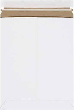MSC Generic Flat Mailer, Self-Seal, White, 9-3/4 x 12-1/4 in, 100/Pack,