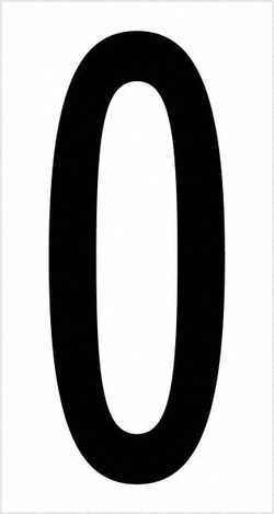 MSC Tape Logic Warehouse Label, Black and White, 3-1/2 in, 50/Roll, Quantity: