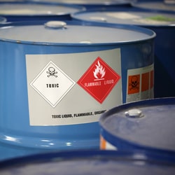MSC Tape Logic Health Hazard, 2 x 2 in, 500/Roll, Quantity: Each of 1