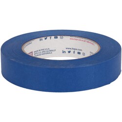 MSC Tape Logic Security Tape, 2 in., 330 ft, Blue/White, 6/Pk., Quantity: