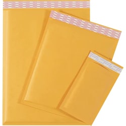MSC Value Collection Bubble Mailer, Kraft, Self Seal, 9-1/2x14-1/2in, 25