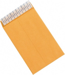 MSC Mailing Envelope, Kraft, 6 x 9 in, 28 lb, 500/Pk, Quantity: Pack of