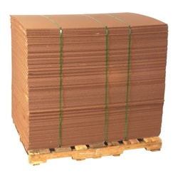 MSC Corrugated Sheet, Kraft, 24 in Wide, 16 in Long, 50/Box, Quantity: