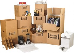 MSC MSC Deluxe Home Moving Kit, 128 Piece, Corrugated, 1 Kit, Quantity: