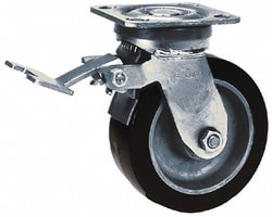 MSC Albion Swivel Caster, Honcho PU, 8 in Dia, 1 ea, Quantity: Each of