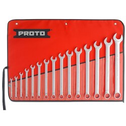 MSC Proto Combination Wrench, 11/16 in., 12-Point, Anti-Slip Design, 1